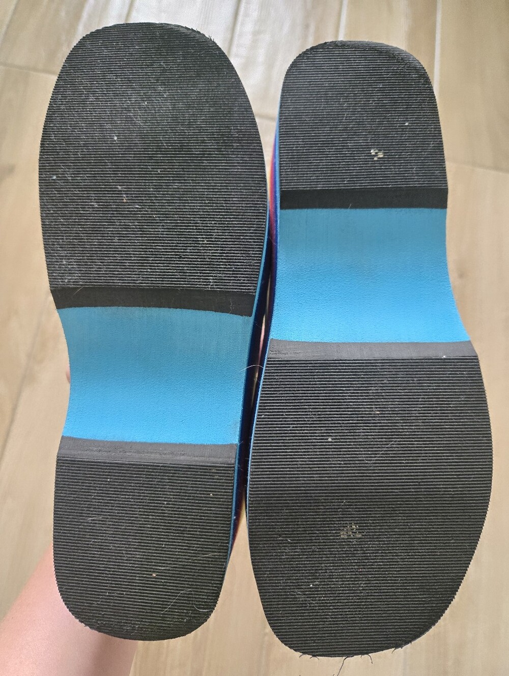 Madden Girl "Keeli" Rainbow Wedge Platform Sandals, 8 - Picture 9 of 13